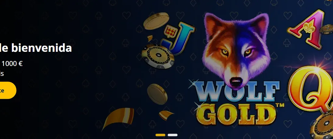 Suerte247 — 150% hasta 1.000 € + 50 giros gratis en Wolf Gold (primer depósito), 100% hasta 1.000 € (segundo depósito), 100% hasta 1.000 € (tercer depósito), 150% hasta 1.000 € (cuarto depósito)